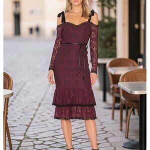 alexis sivan ruffle knit dress Alexis | Dresses | Alexis Sivan Knit Longsleeve Ruffle Dress In Black Size  Xs Brand New